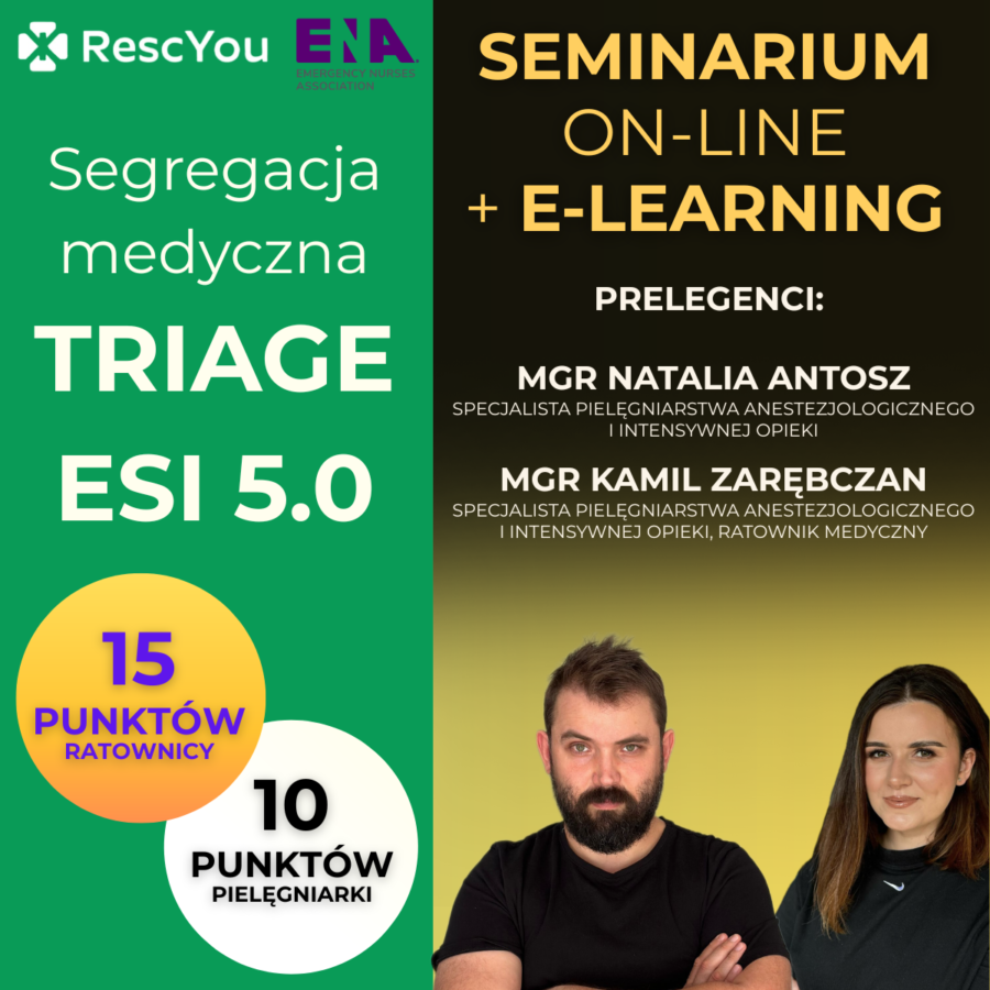 Triage (triaż) ESI | Seminarium online 2026-10-15