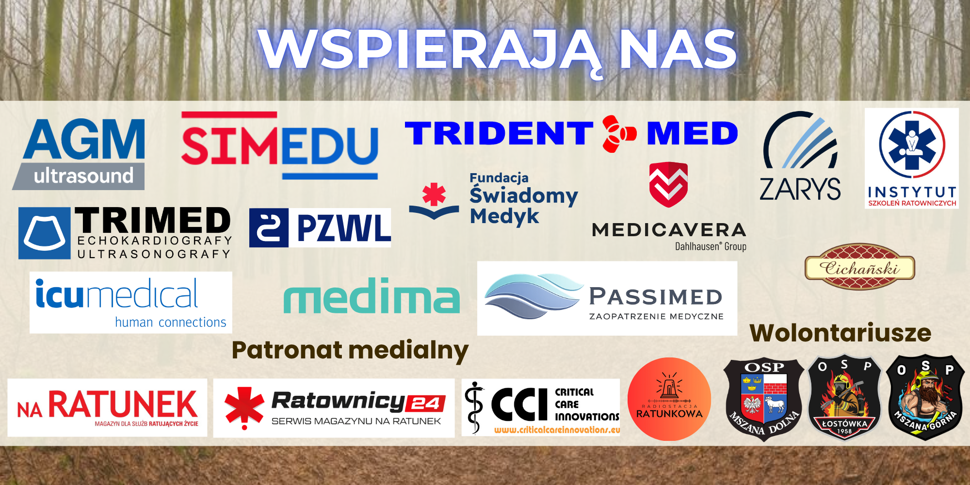 wpierają nas